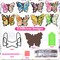 Diamond Painting Coasters Kit with Holder Diamond Art for DIY Beginners Adults Kids Craft Supplies Gift Drinks(Butterfly)